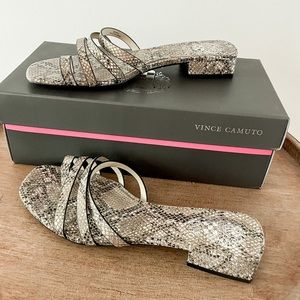Vince Camuto Reptile Sandals 7.5 NWT